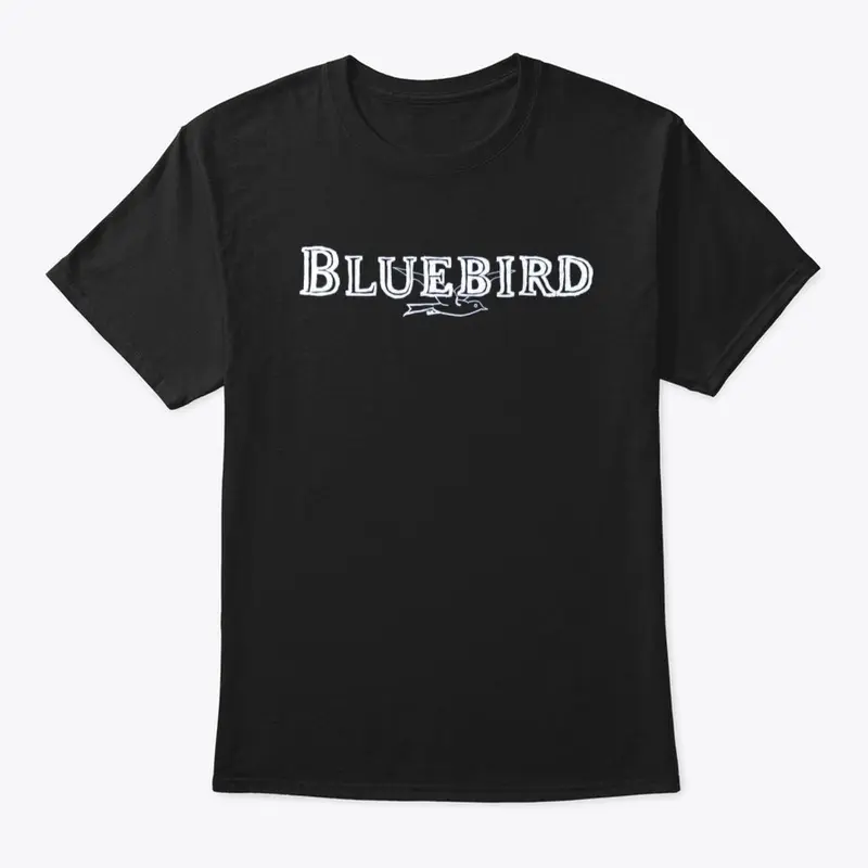 white on black Bluebird